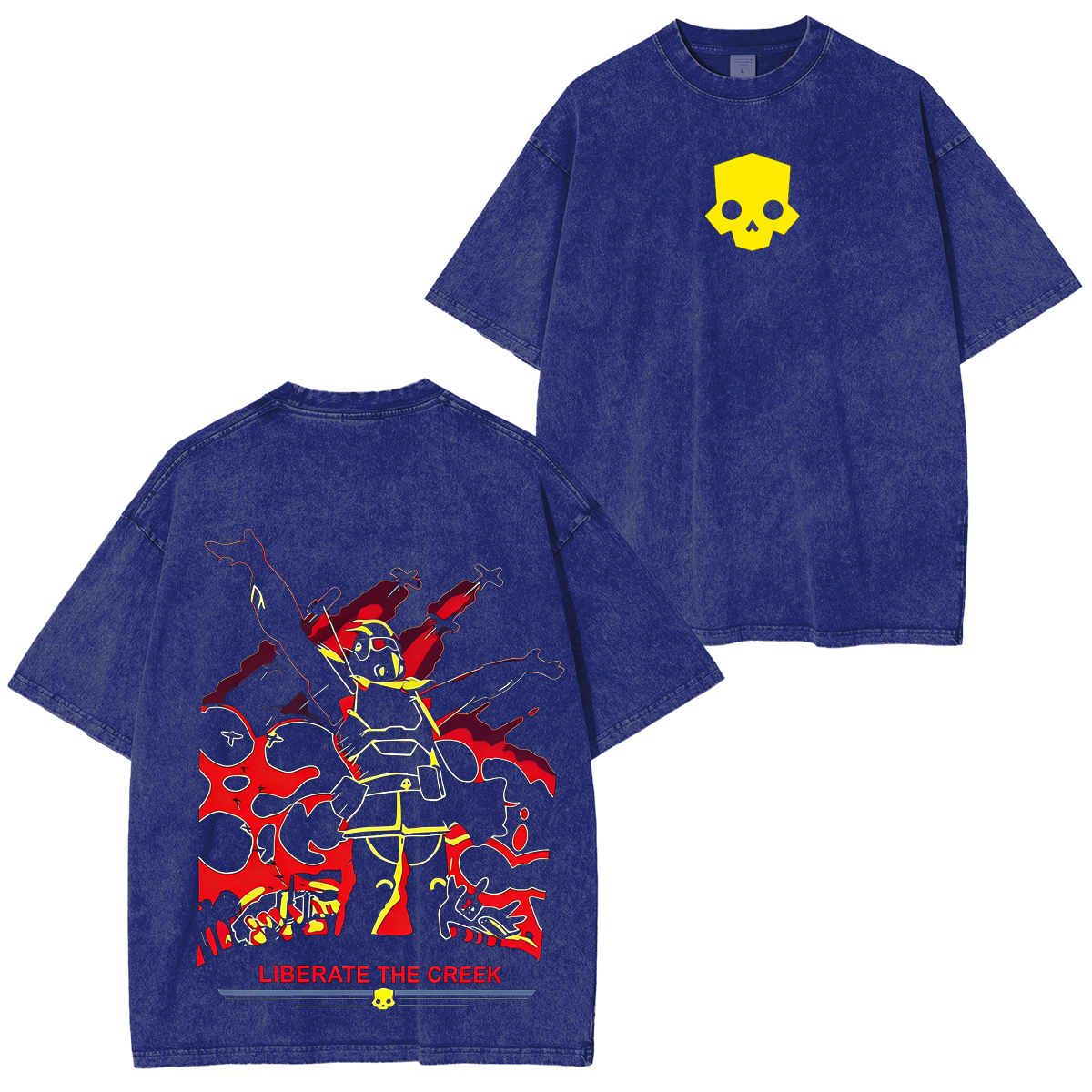 Helldivers 2 Unisex Washed T-shirt/Crewneck/Hoodie