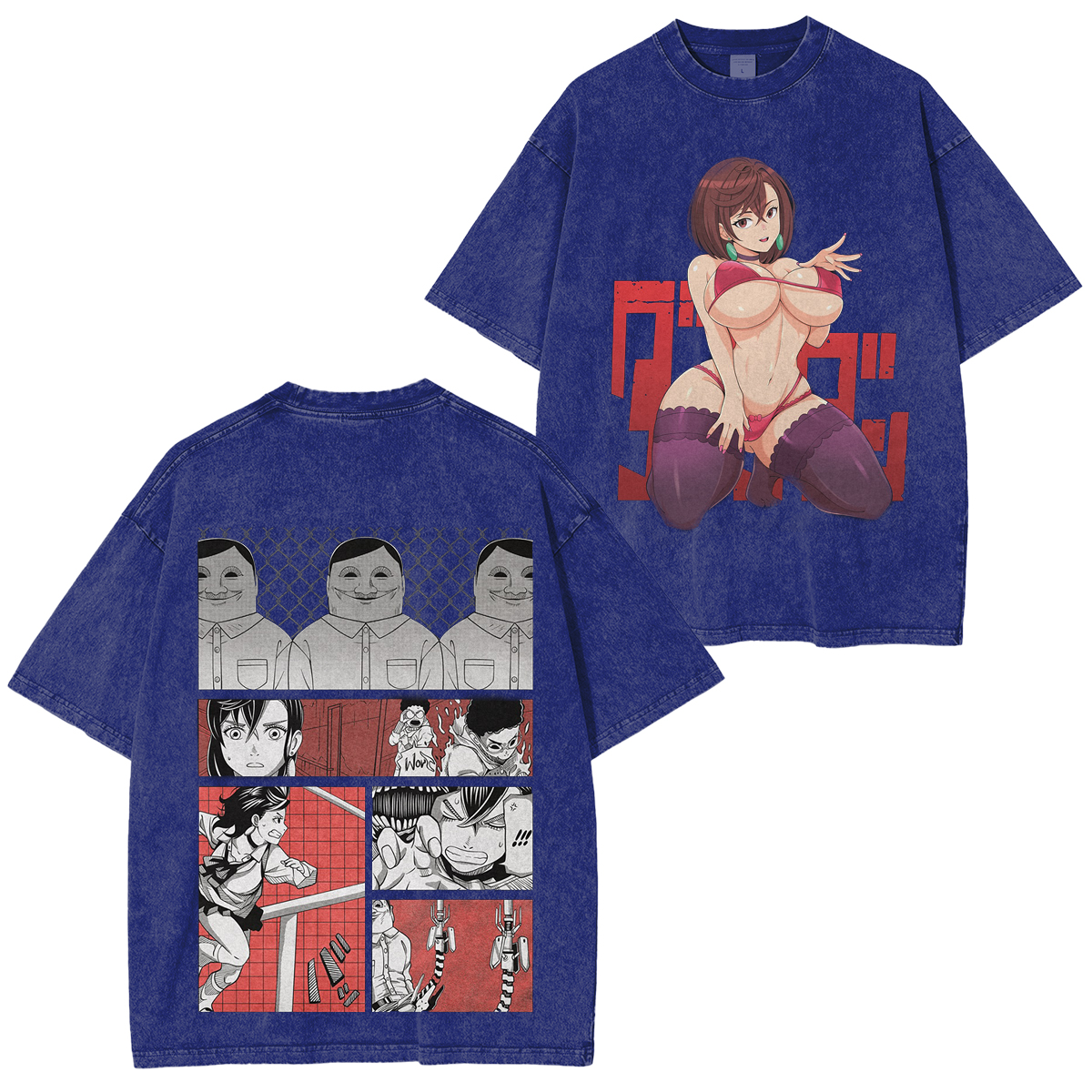 Dandadan Unisex Washed T-shirt/Crewneck/Hoodie