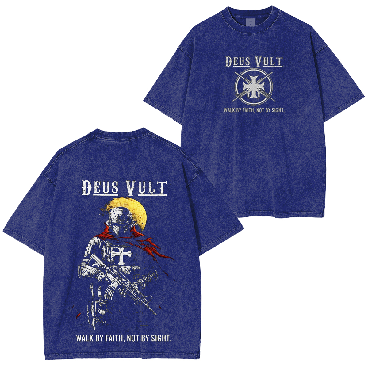 Deus Vult Unisex Washed T-shirt/Crewneck/Hoodie