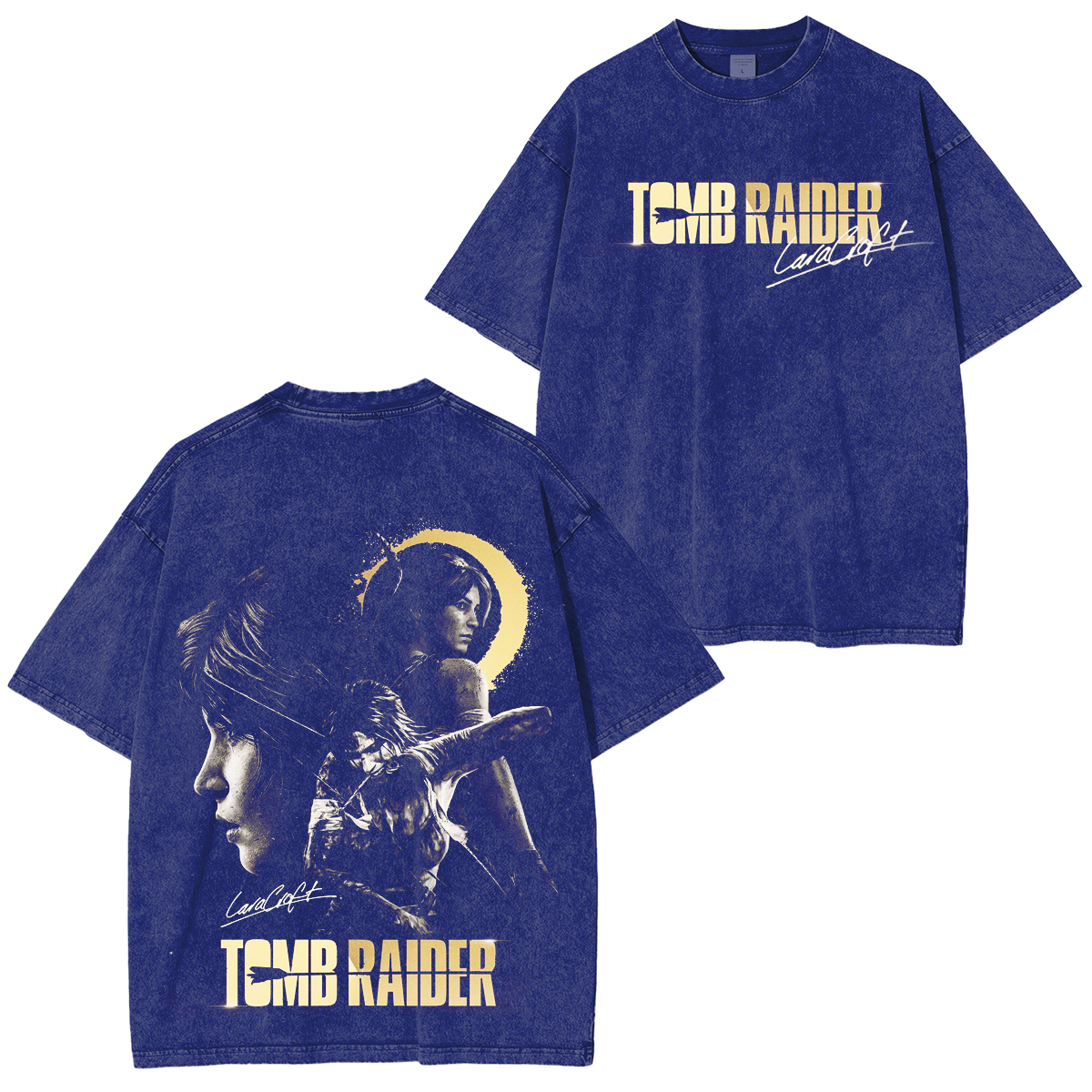 Tomb Raider Unisex Washed T-shirt/Crewneck/Hoodie