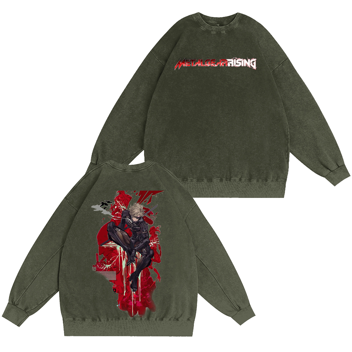 Metal Gear Rising Unisex Washed T-shirt/Crewneck/Hoodie