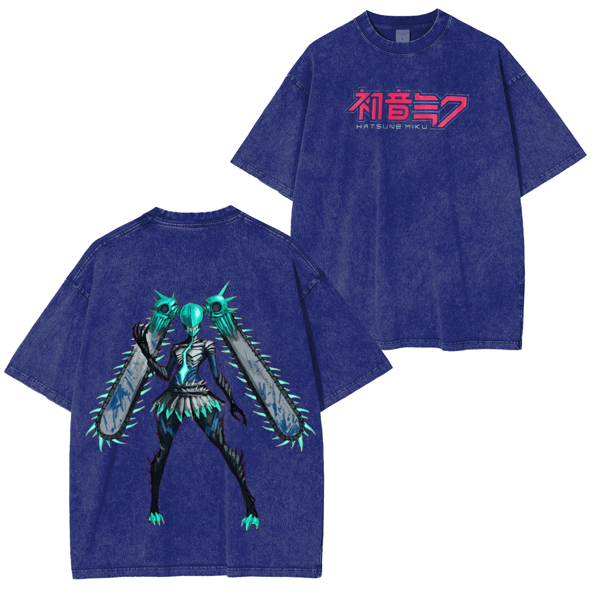 Chainsaw Miku Unisex Washed T-shirt/Crewneck/Hoodie