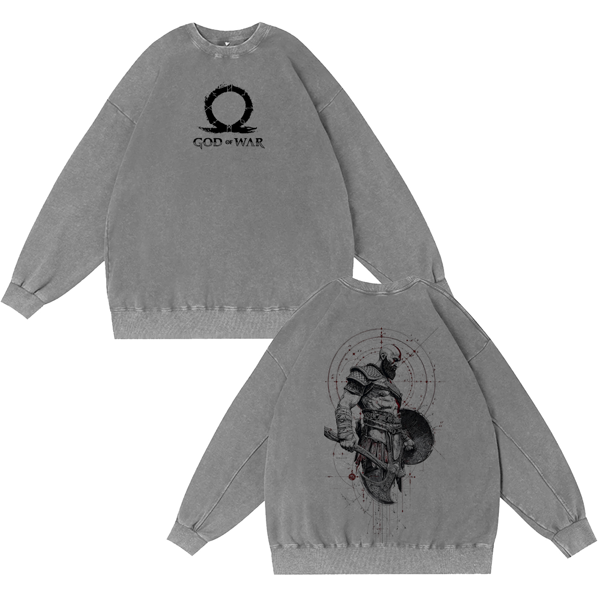 God of War Washed T-shirt/Crewneck/Hoodie