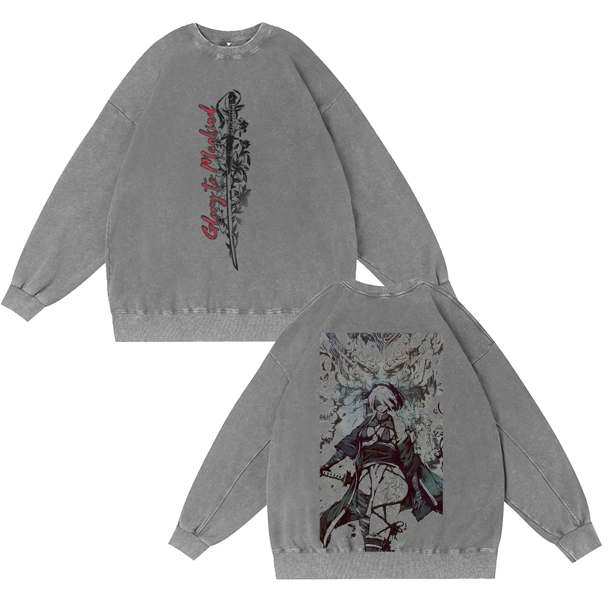 NieR: Automata Vintage Washed T-shirt/Crewneck/Hoodie
