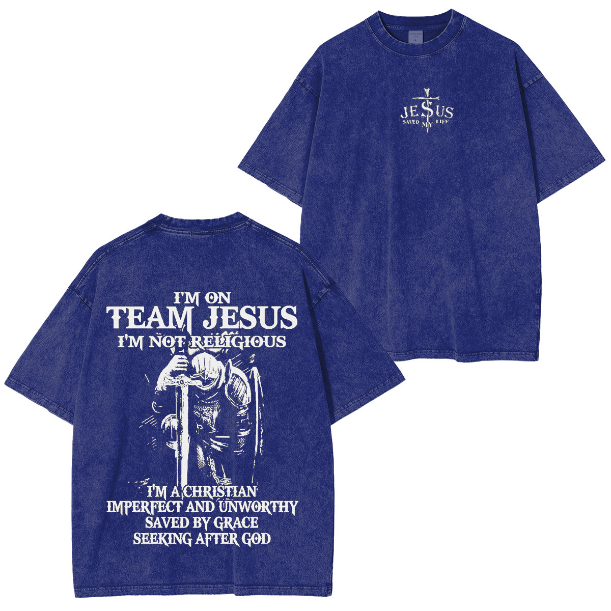 Team Jesus Unisex Washed T-shirt/Crewneck/Hoodie