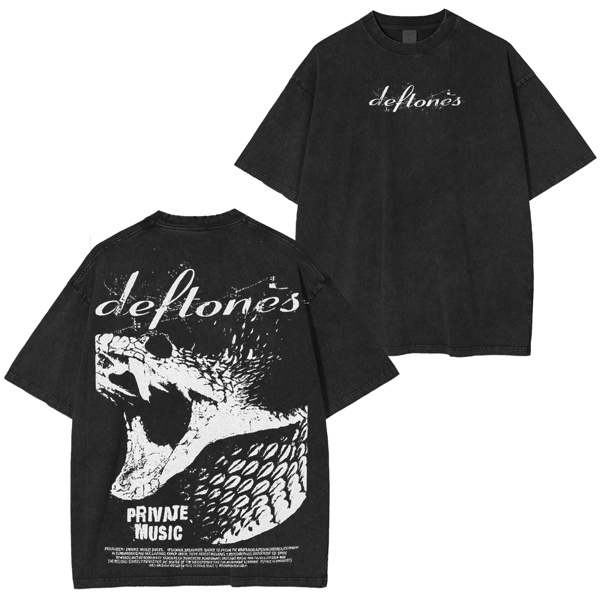 Heavy cotton, heavy riffs �C rock your fit with Deftones. Unisex Washed T-Shirt