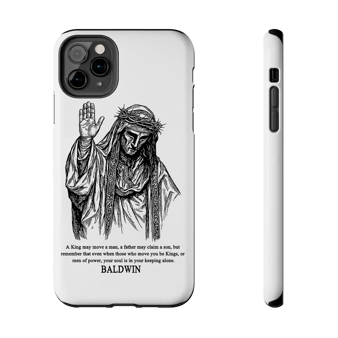 Baldwin IV never gave in to illness King of Jerusalem Graphic iPhone Case