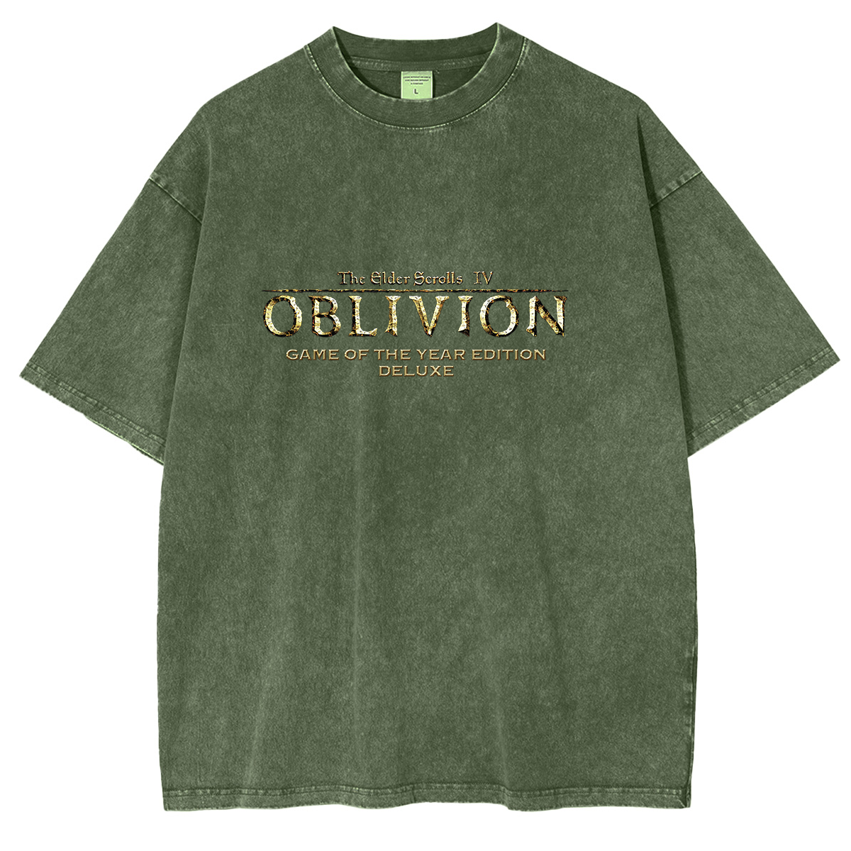 The Elder Scrolls IV Obilivion Remastered Vintage Washed Unisex T-Shirt