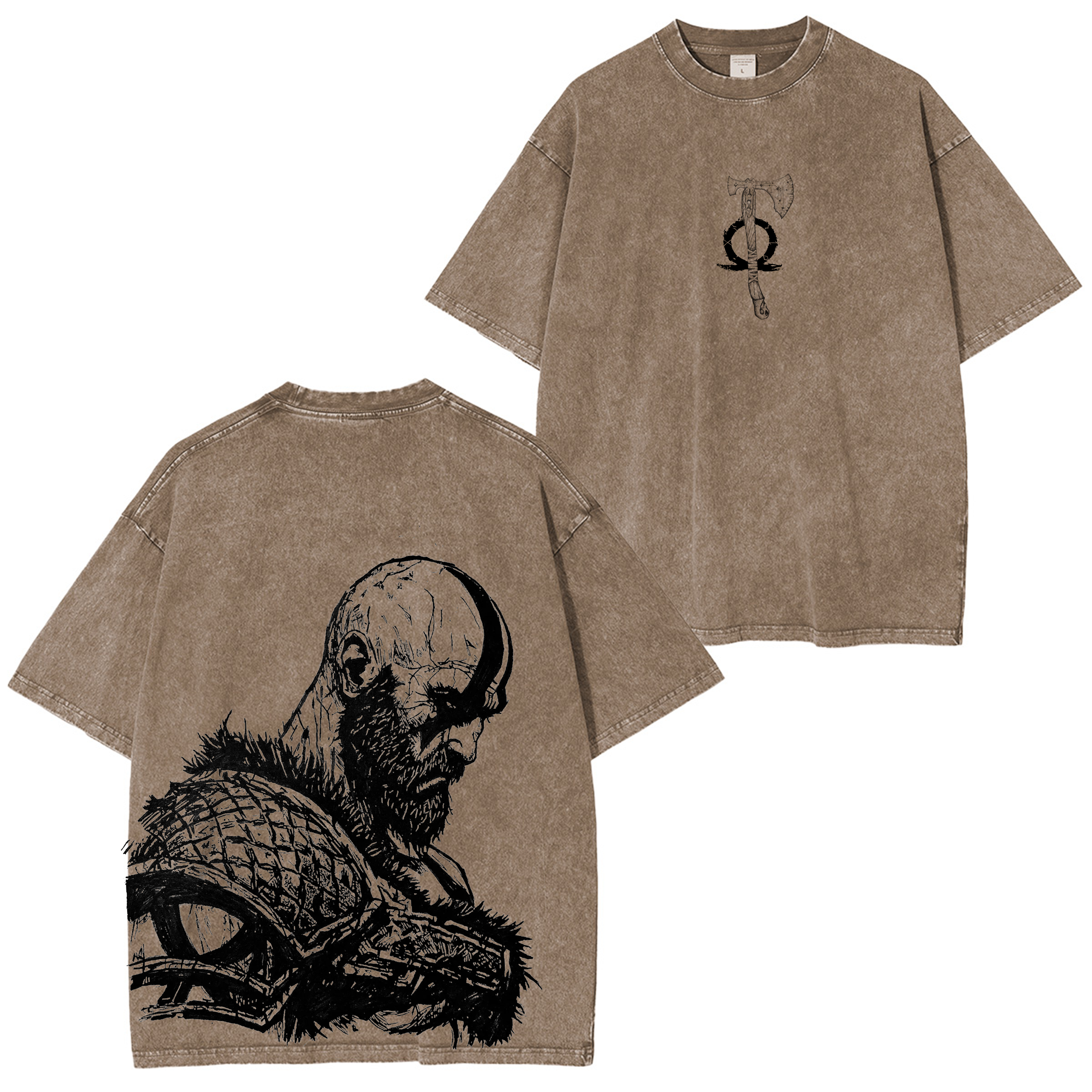 God of War Vintage Unisex Washed T-Shirt