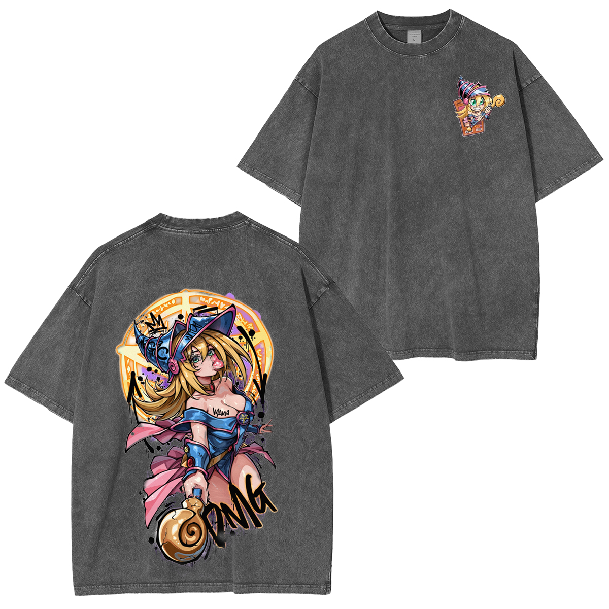 Yu-Gi-Oh! Dark Magician Girl Washed T-shirt/Crewneck/Hoodie