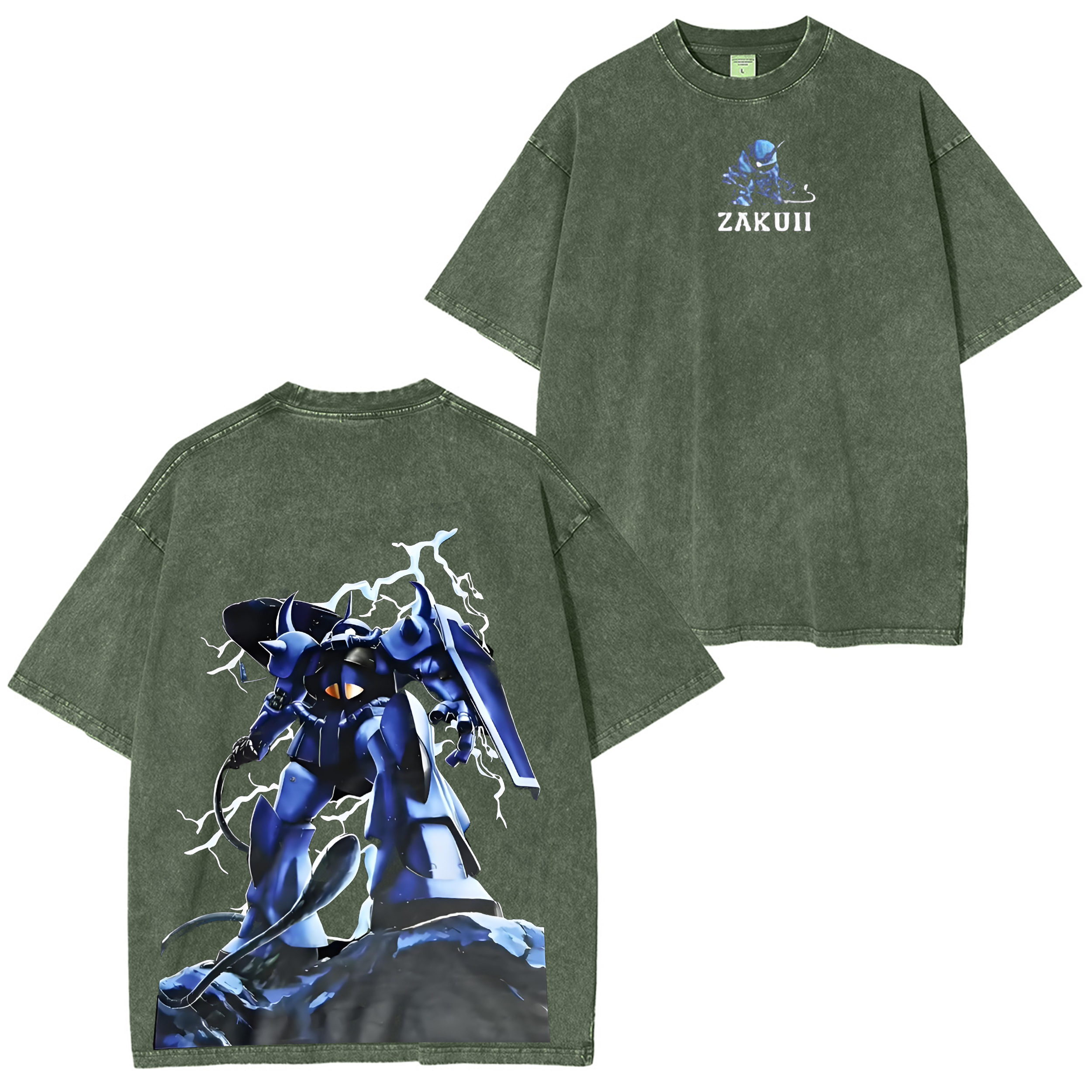 Mobile Suit Gundam Vintage Unisex Washed T-Shirt