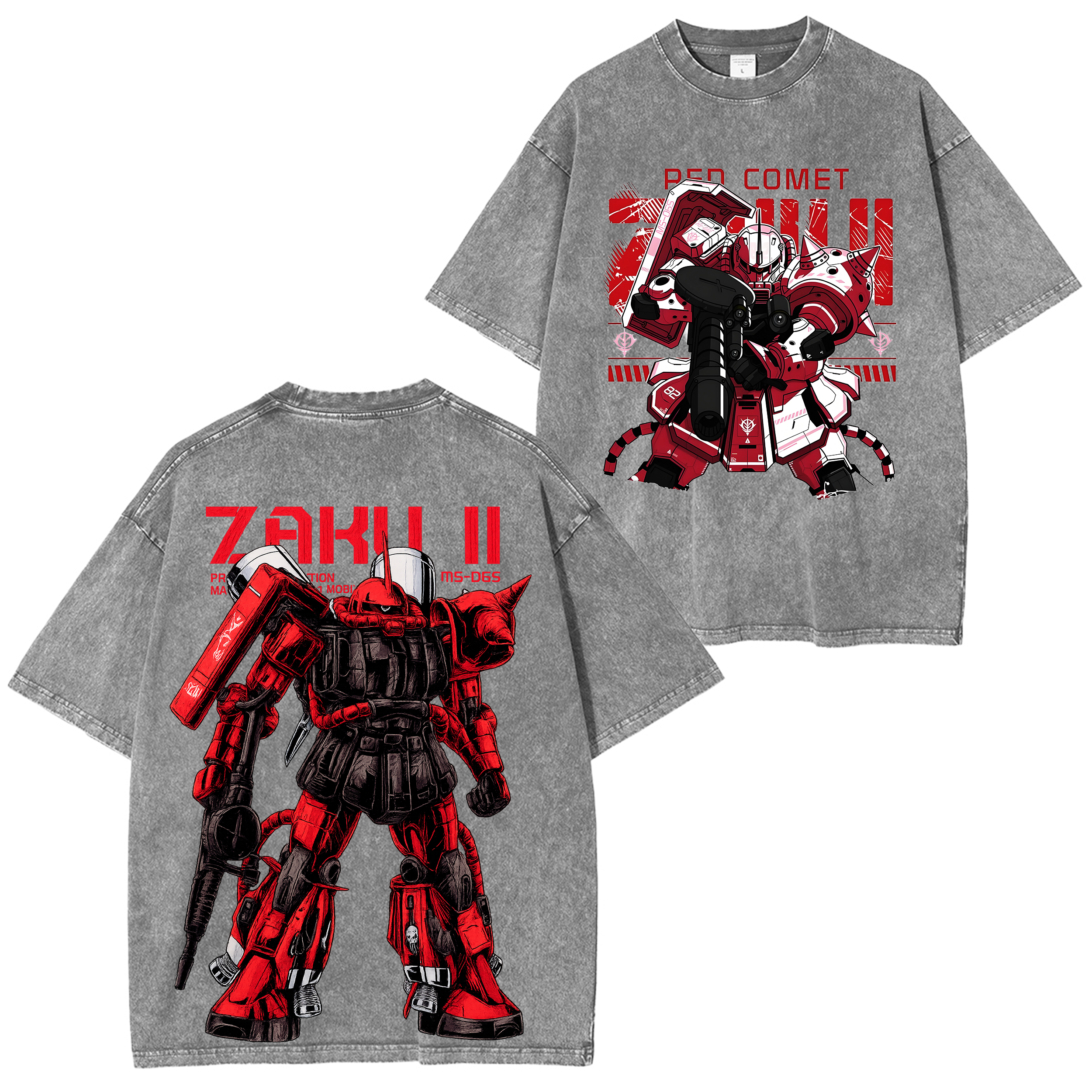 Gundam Vintage Unisex Washed T-Shirt