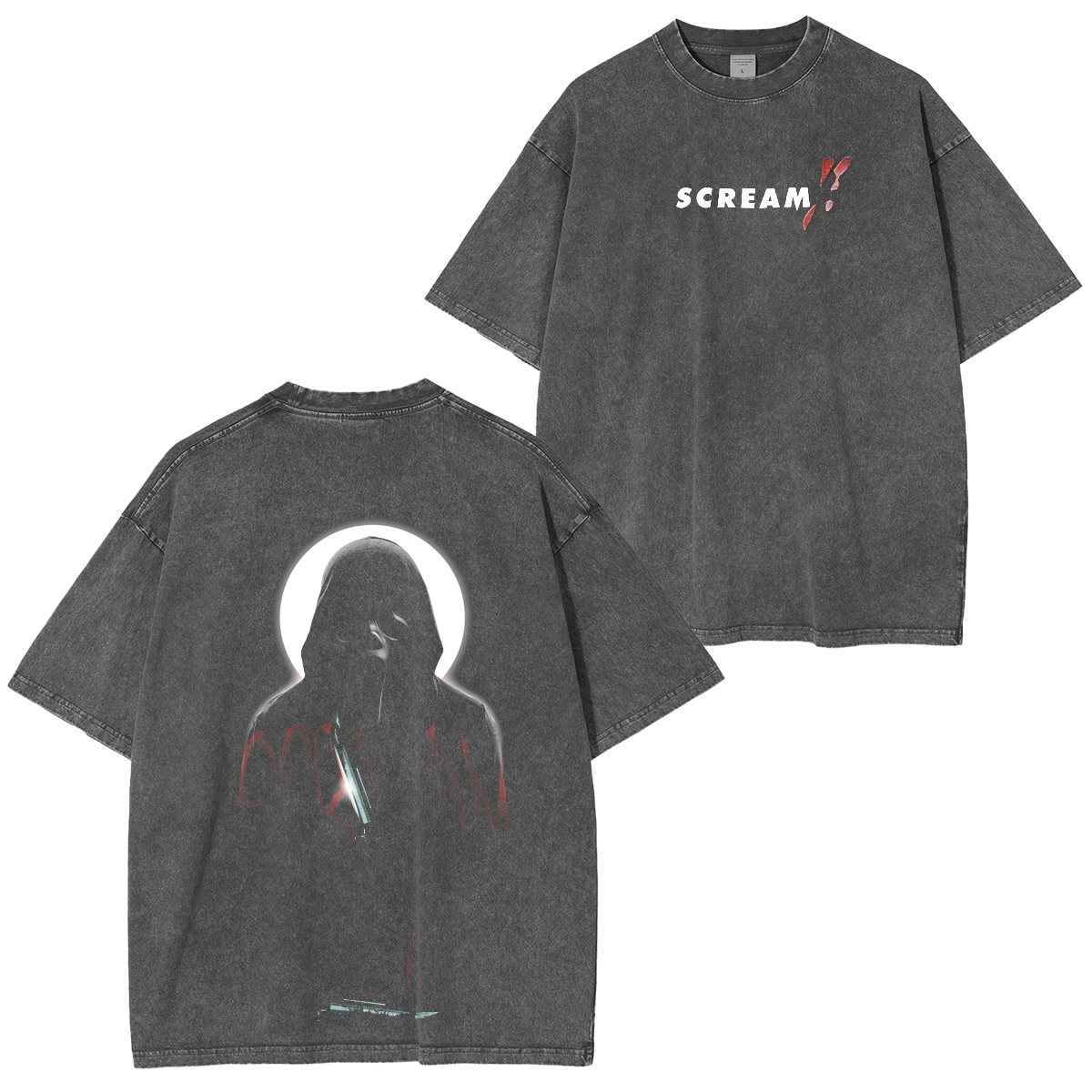 Scream Unisex Washed T-shirt/Crewneck/Hoodie