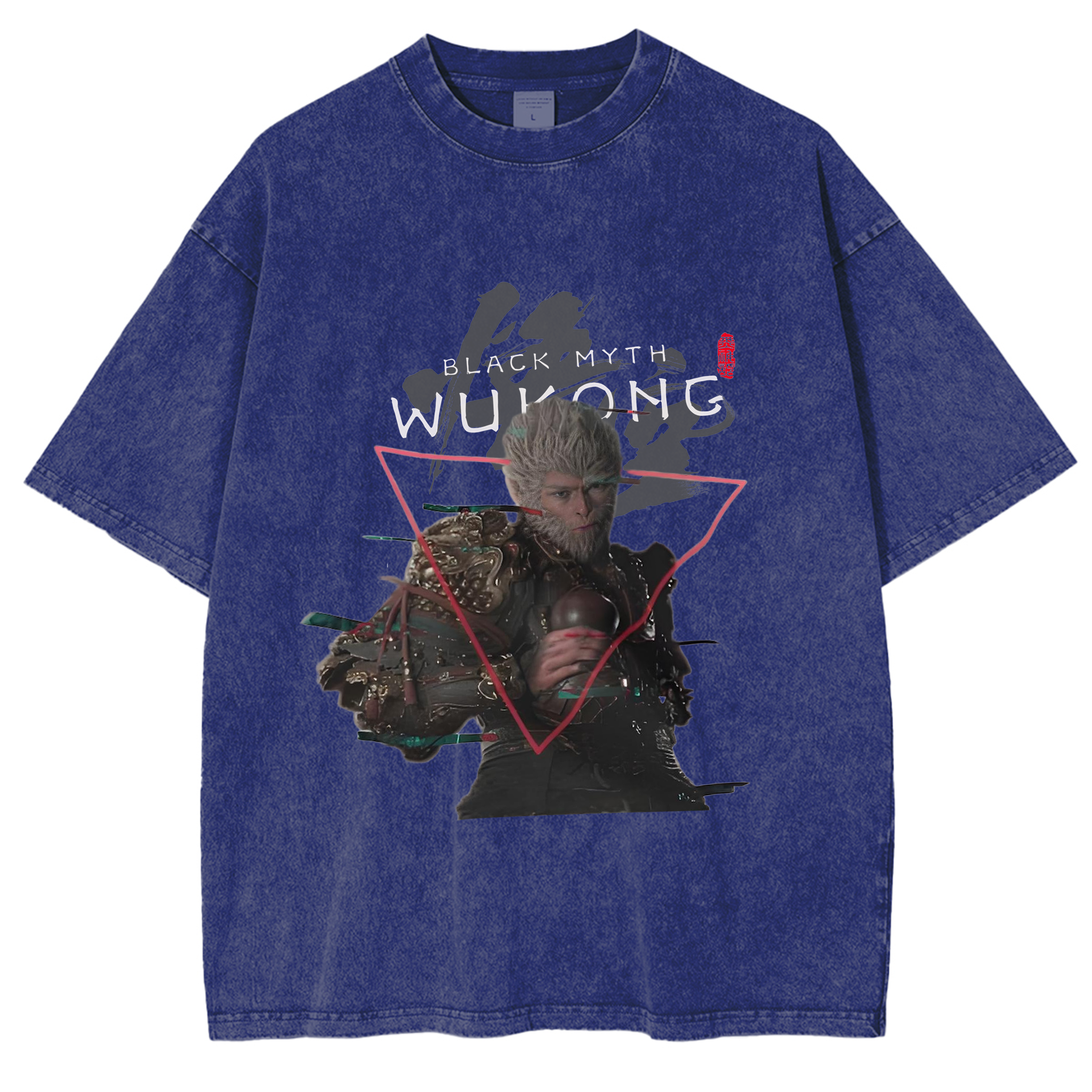 Black Myth Wukong Vintage Unisex Washed T-Shirt