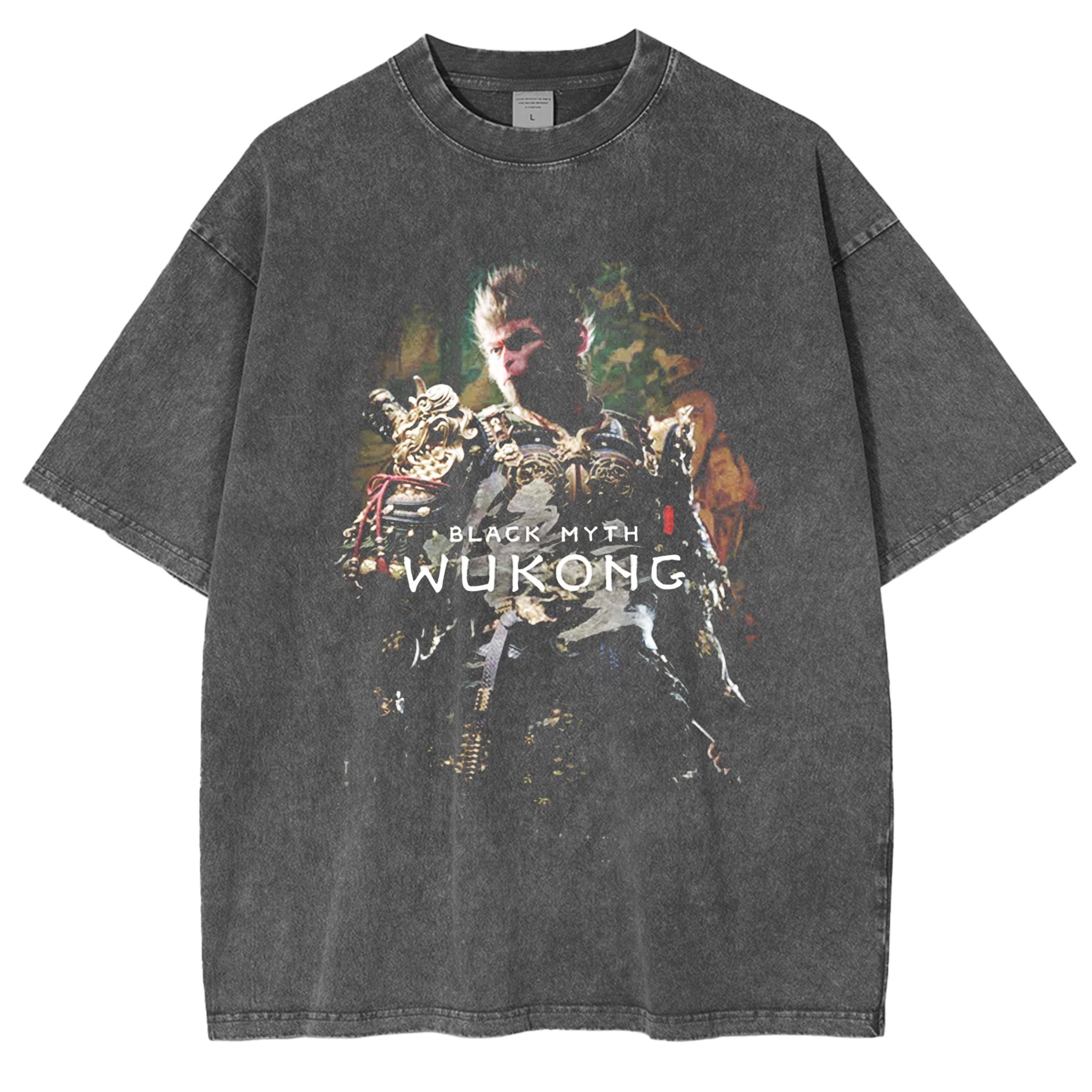 Black Myth Wukong graphic Vintage Unisex Washed T-Shirt