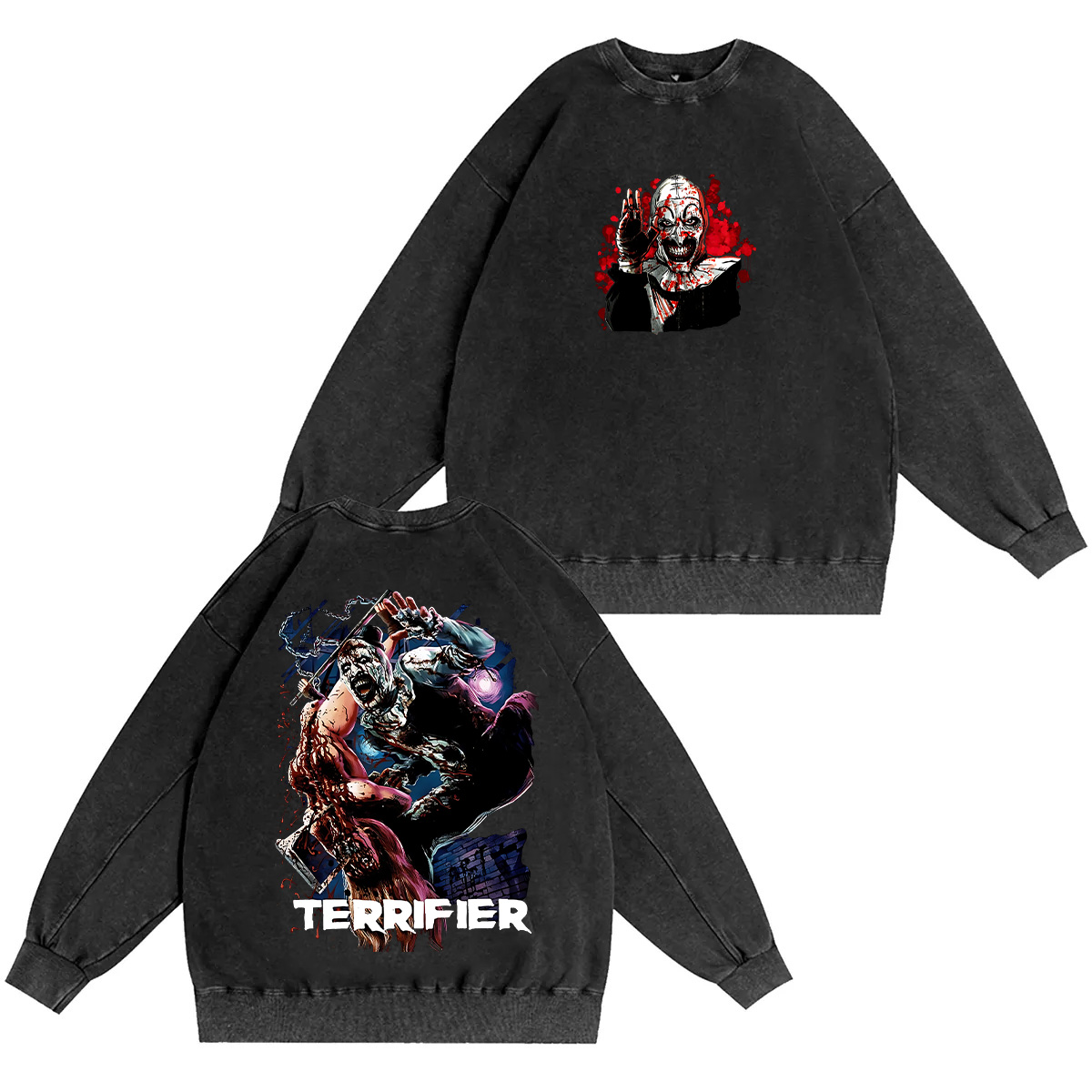Halloween Horror Vintage Washed T-shirt/Crewneck/Hoodie