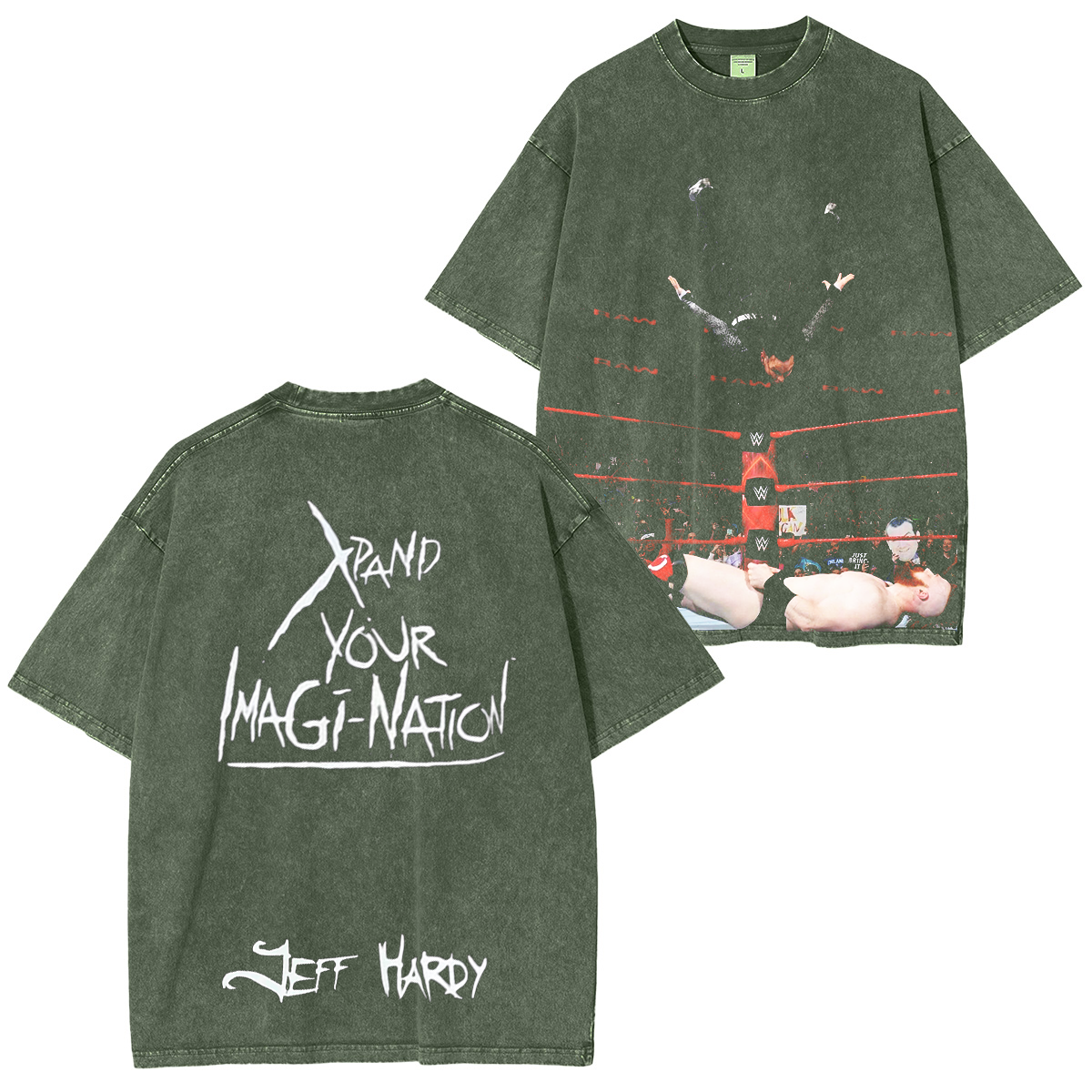 Wrestler Jeff Hardy Vintage Washed T-shirt/Crewneck/Hoodie