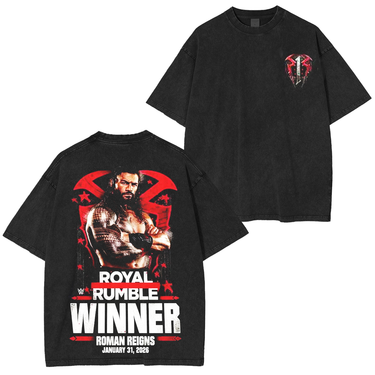 Roman Reigns Acknowledge Him Roman Reigns Royal Rumble Winner Washed T-shirt/Crewneck/Hoodie