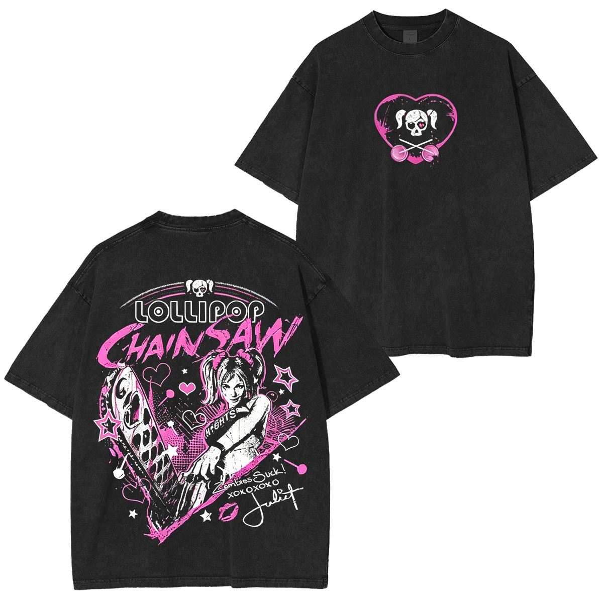 Lollipop Chainsaw Washed T-shirt/Crewneck/Hoodie