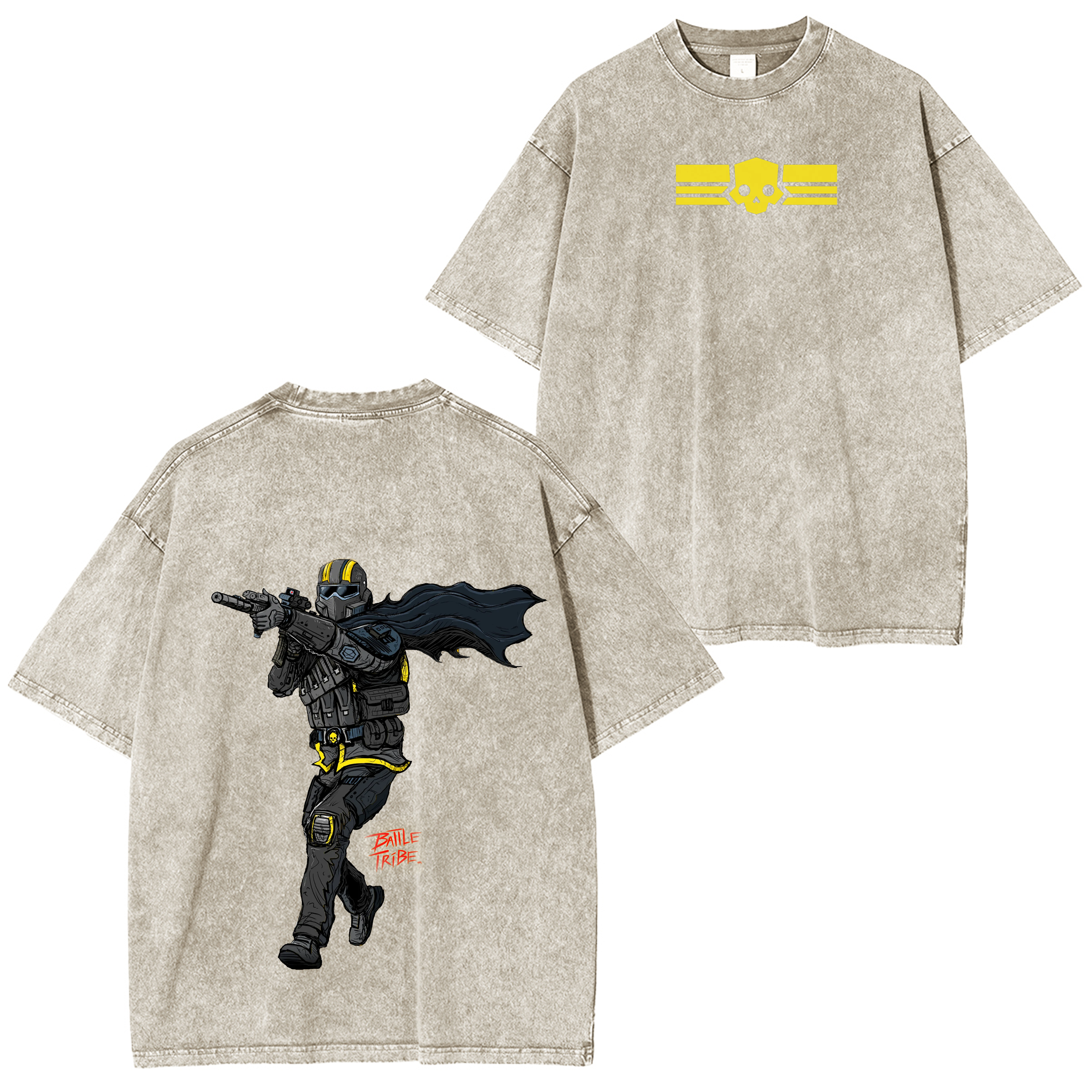 Helldiver planetary Exterminator Vintage Unisex Washed T-Shirt