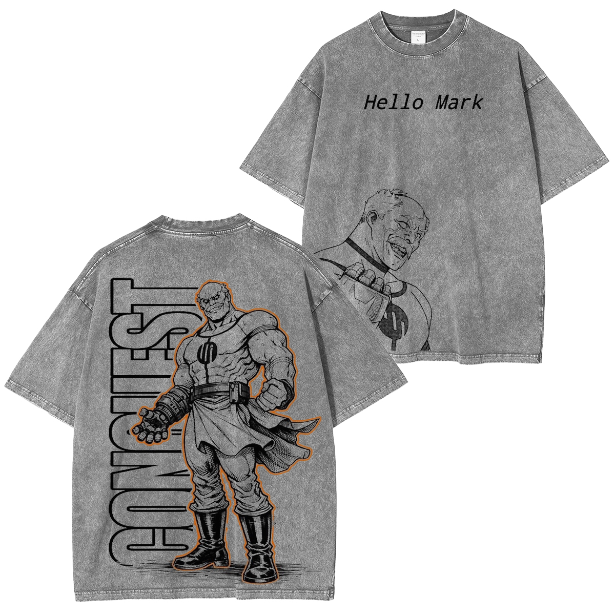 invincible Unisex Washed T-Shirt