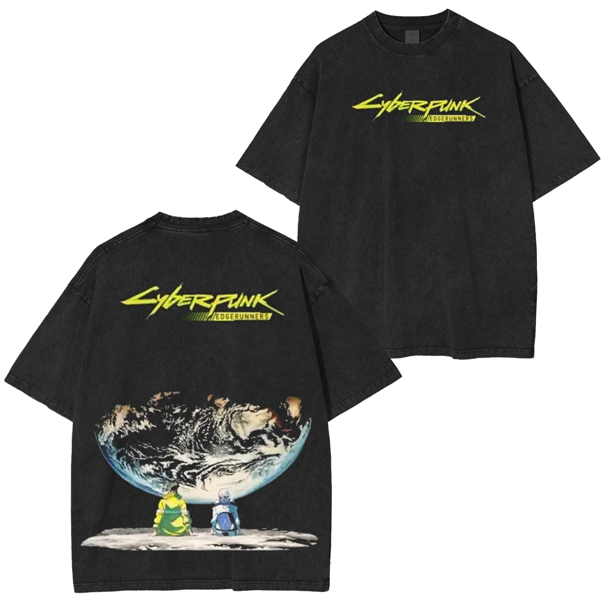 Cyberpunk Edgerunner Washed T-shirt/Crewneck/Hoodie