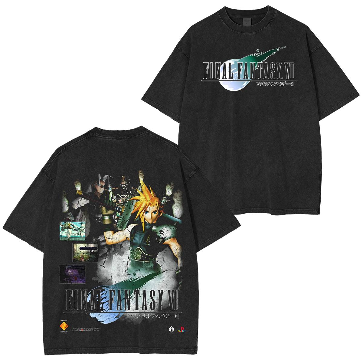 Final Fantasy VII Washed T-shirt/Crewneck/Hoodie