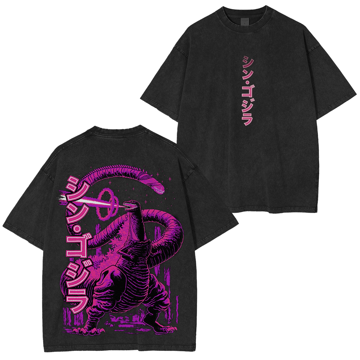 Playera Godzilla Washed T-shirt/Crewneck/Hoodie