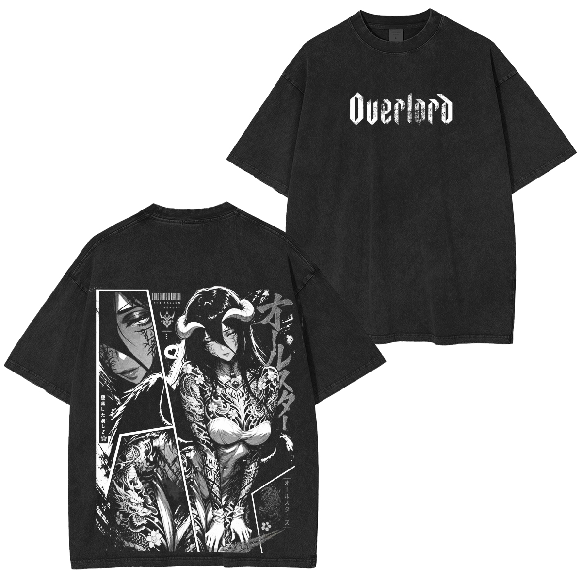 Albedo Overlord Washed T-shirt/Crewneck/Hoodie