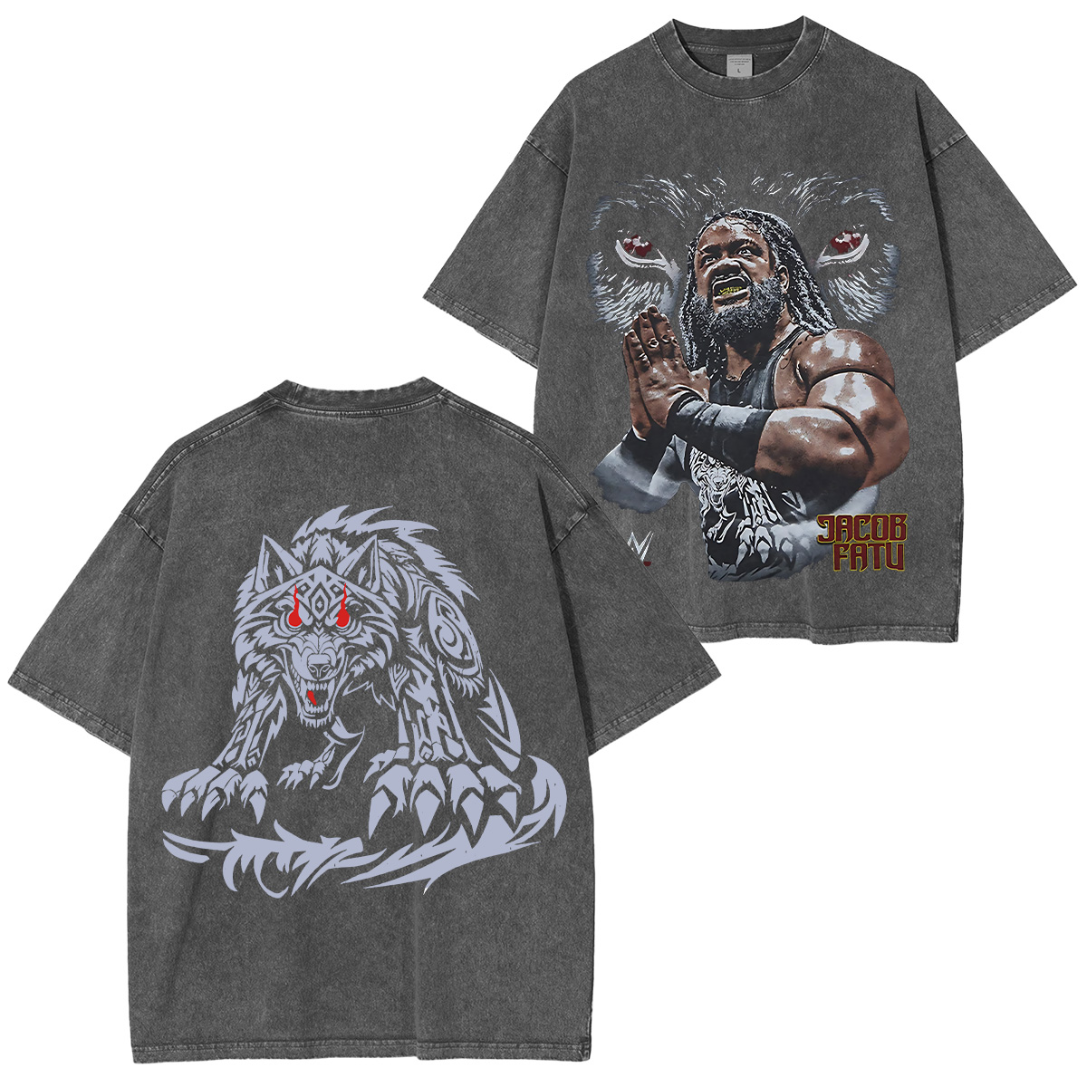 WWE Fatu Wolf  Washed T-shirt/Crewneck/Hoodie