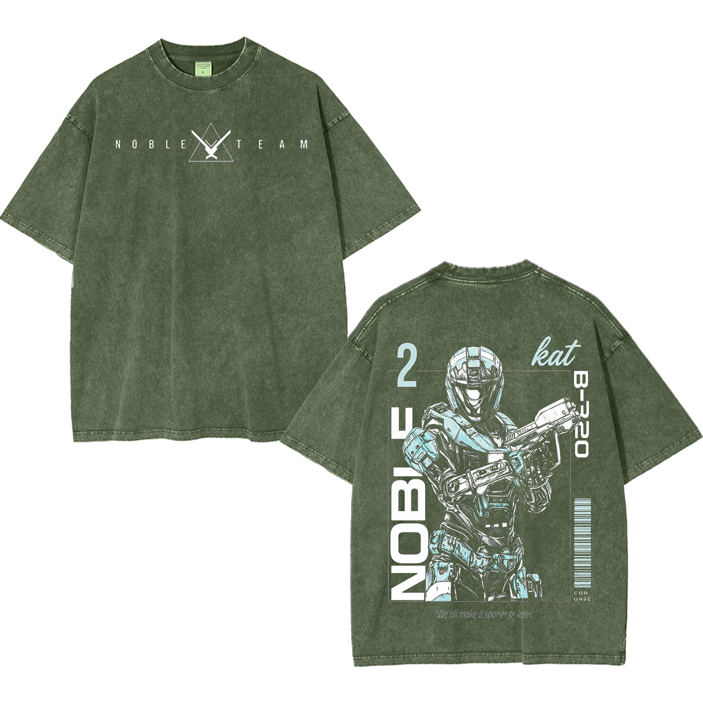 Halo Noble Team Unisex Washed T-Shirt