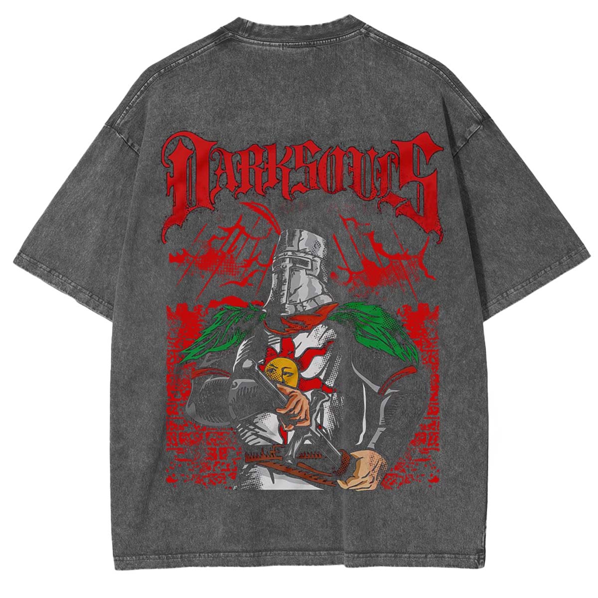 Everywear Solaire of Astora Praise the Sun Dark Souls Vintage Washed Unisex T-Shirt