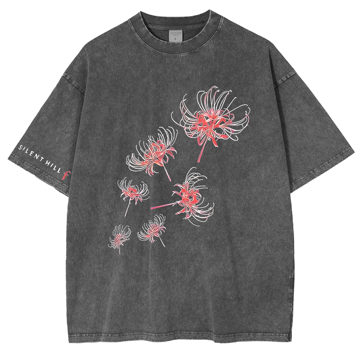 Silent Hill f Oversized Vintage Washed Unisex T-Shirt