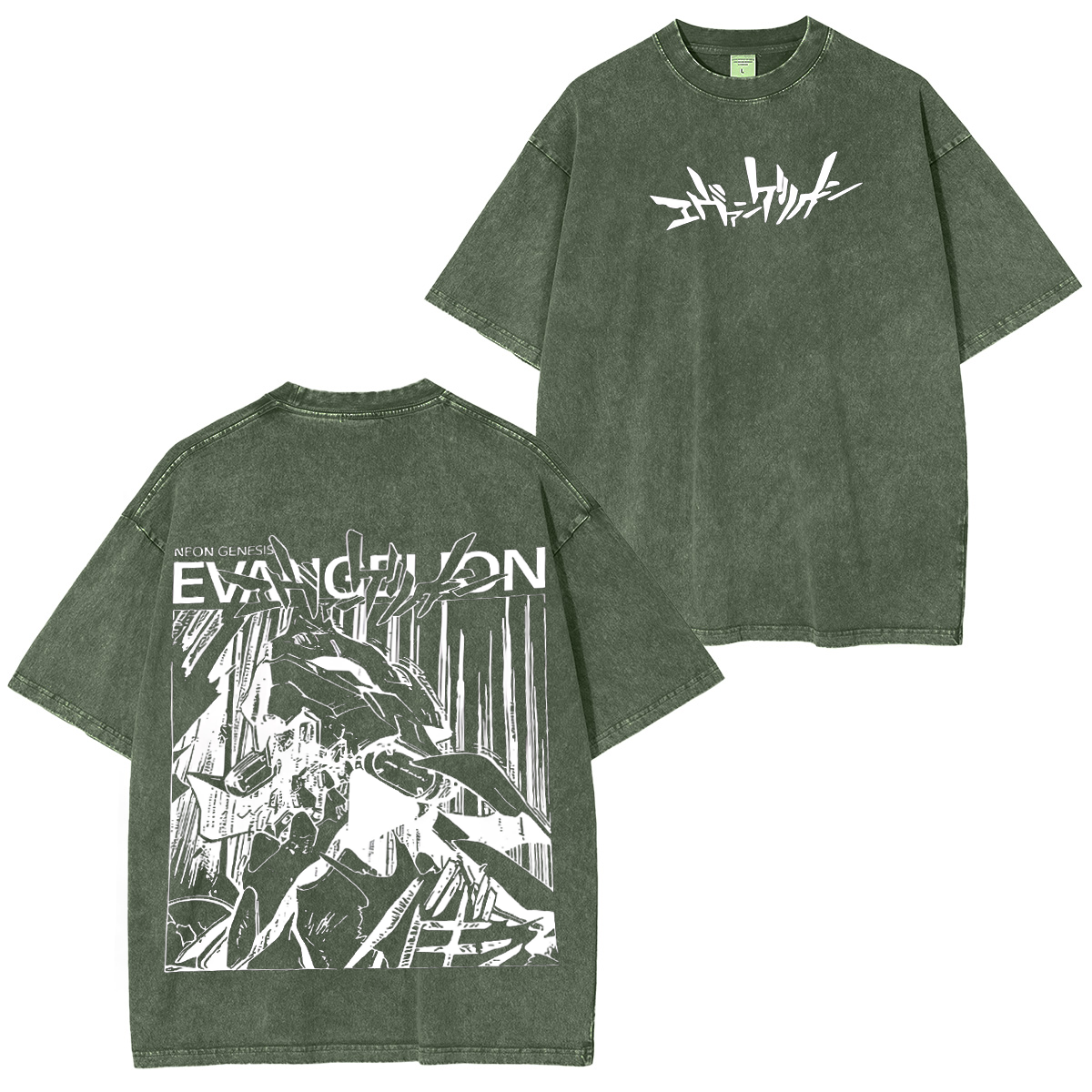 Neon Genesis Evangelion Vintage Washed Unisex T-Shirt