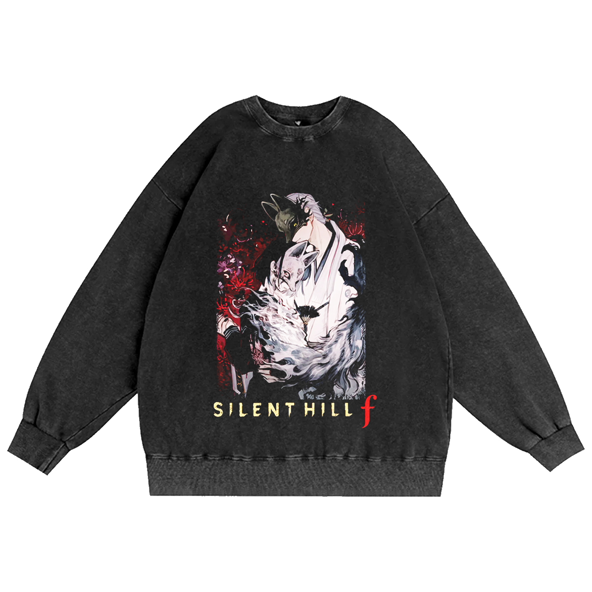 Fox Mask x Hinako Silent hill f Vintage Washed T-shirt/Crewneck/Hoodie