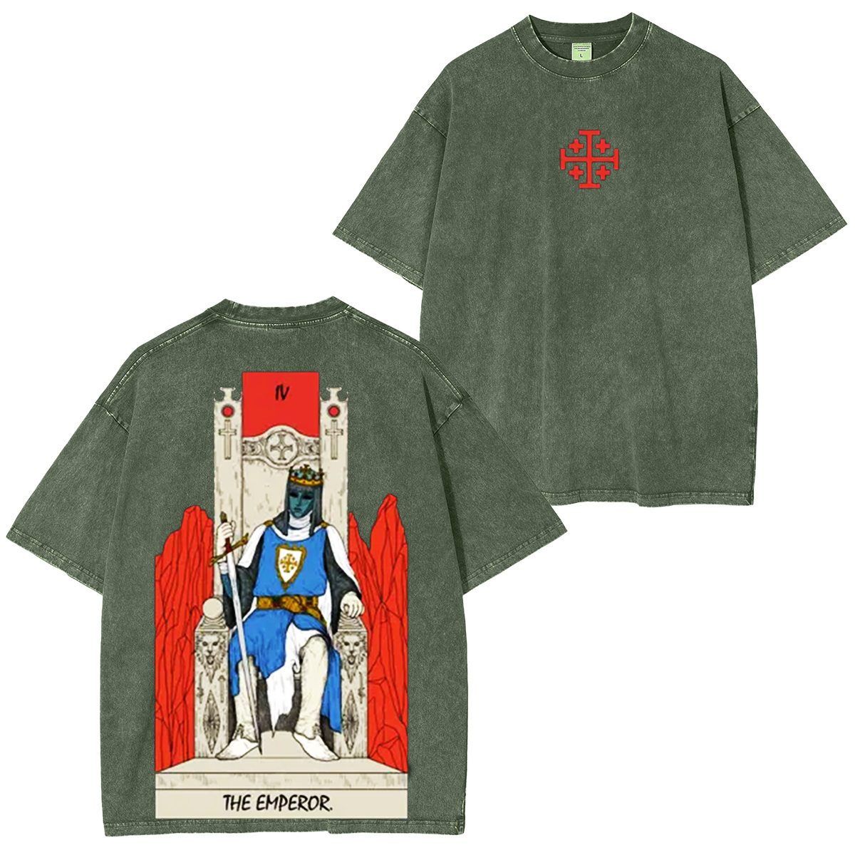 Leper King Baldwin IV  Vintage Washed T-shirt/Crewneck/Hoodie