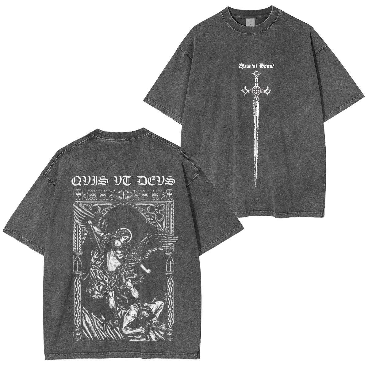 Archangel Saint Michael Vintage Washed T-shirt/Crewneck/Hoodie