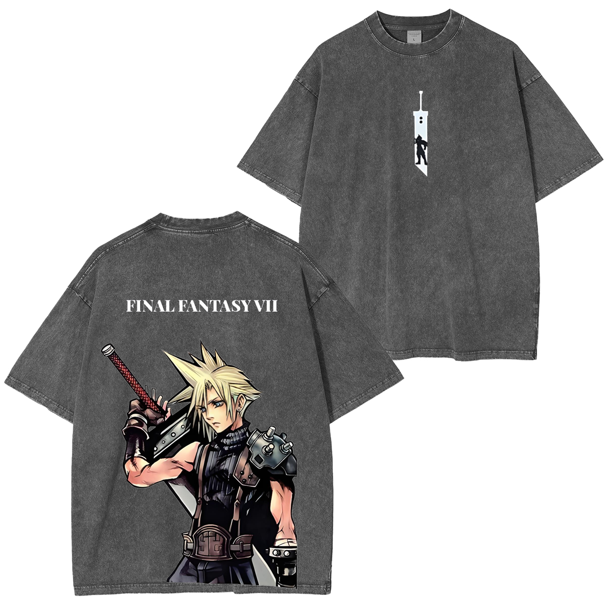 Final Fantasy VII Vintage Washed T-shirt/Crewneck/Hoodie