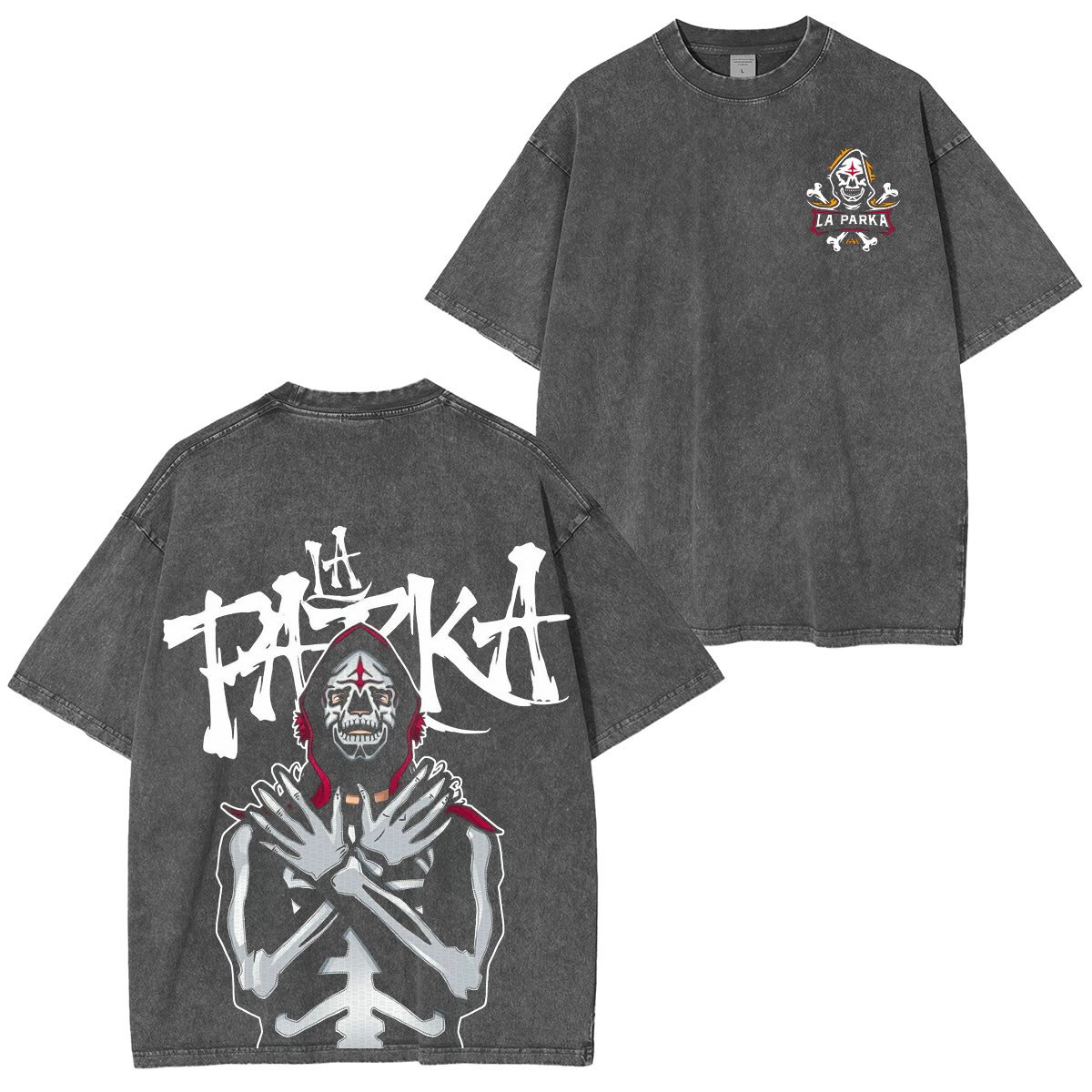 Wrestler La Parka Vintage Washed T-shirt/Crewneck/Hoodie