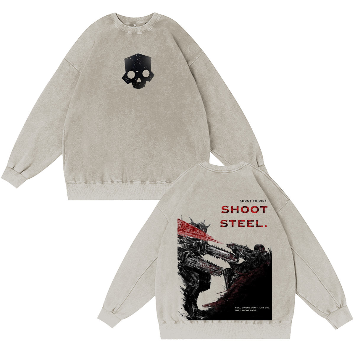 Helldivers 2 Vintage Washed T-shirt/Crewneck/Hoodie