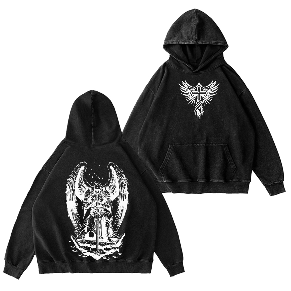 Archangel Saint Michael Vintage Washed T-shirt/Crewneck/Hoodie