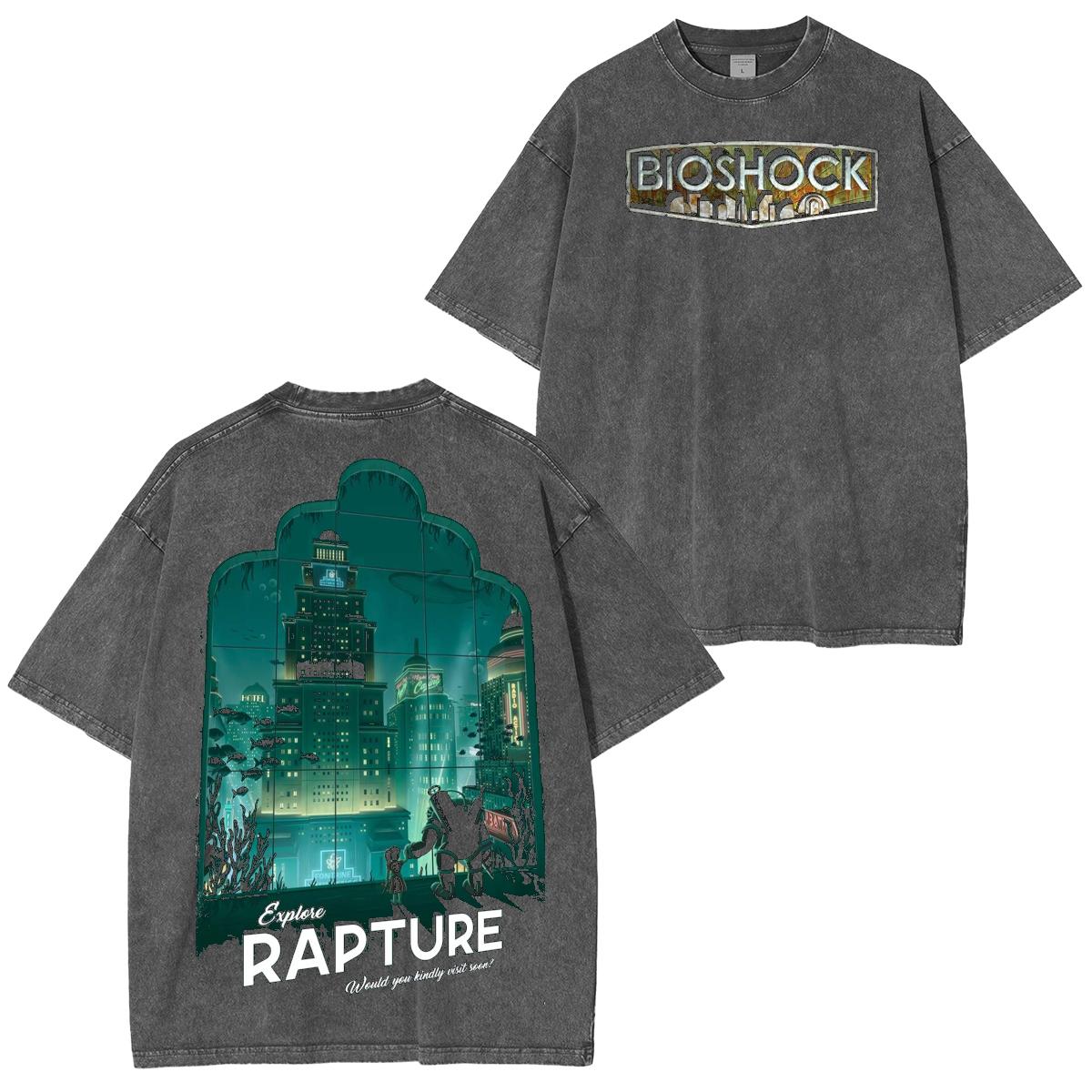 BioShock Vintage Washed T-shirt/Crewneck/Hoodie