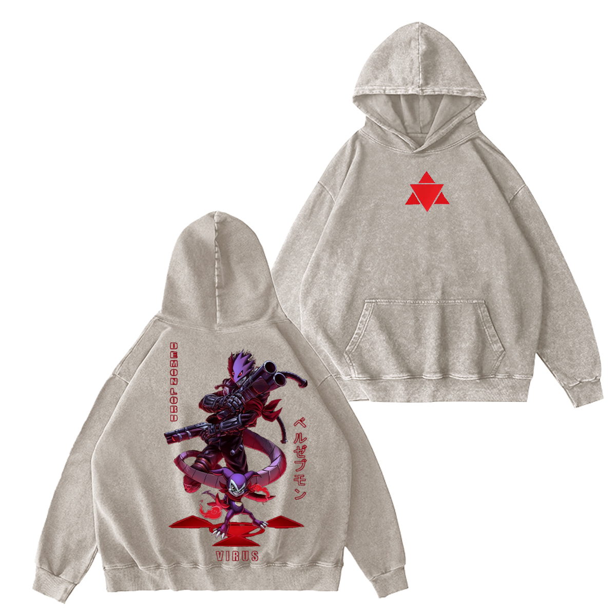 Digimon Vintage Washed T-shirt/Crewneck/Hoodie