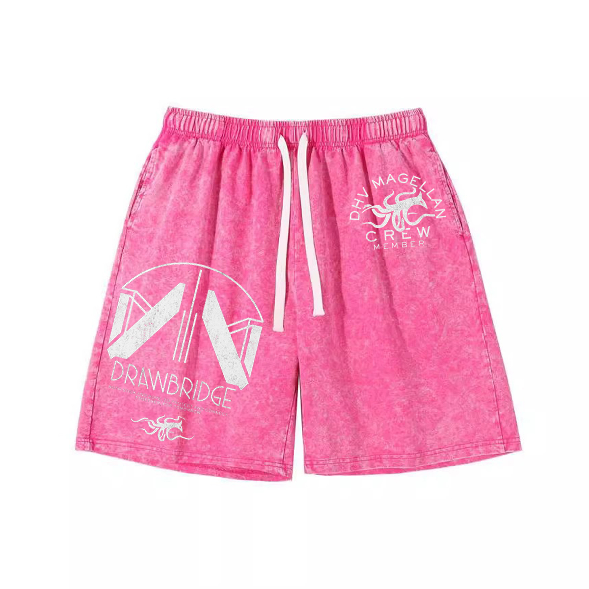 Washed Shorts Loose Sports Shorts