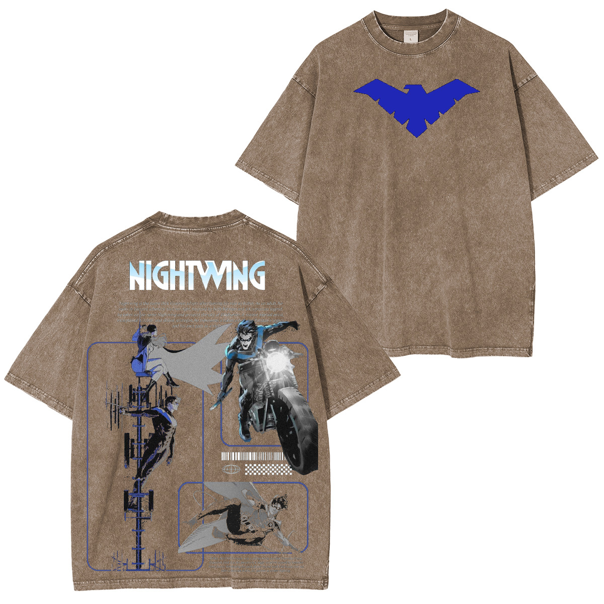 Nightwing Washed T-shirt/Crewneck/Hoodie