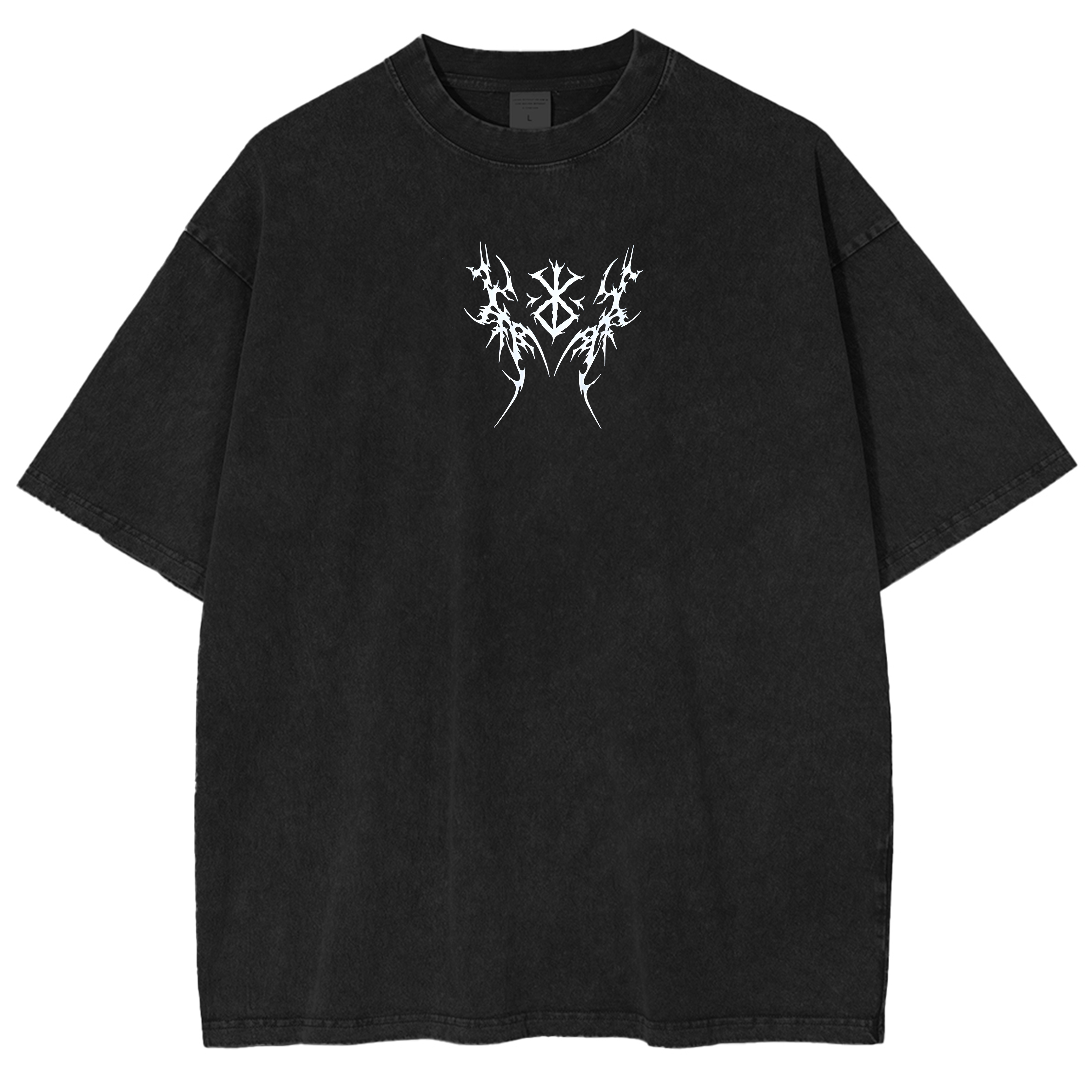 Berserk Anime Acid Vintage Unisex Washed T-Shirt