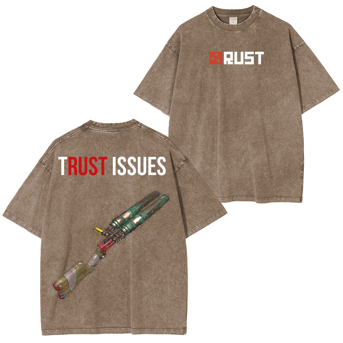 Rust Washed T-shirt/Crewneck/Hoodie