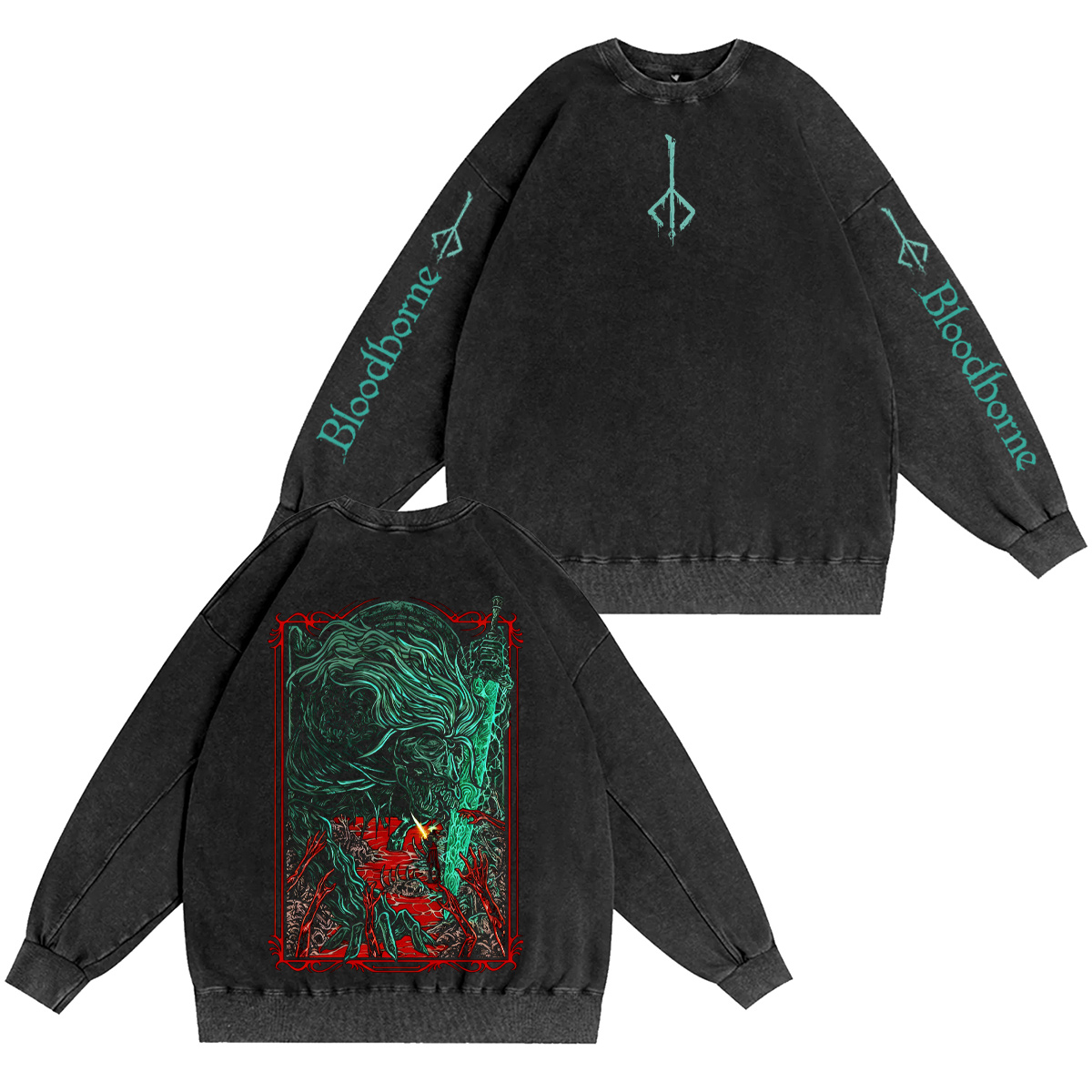 Bloodborne Washed T-shirt/Crewneck/Hoodie