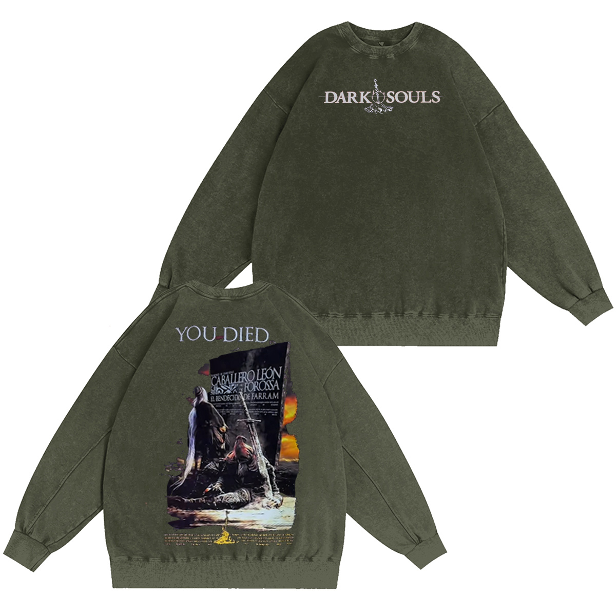 Dark Souls Vintages Washed T-shirt/Crewneck/Hoodie