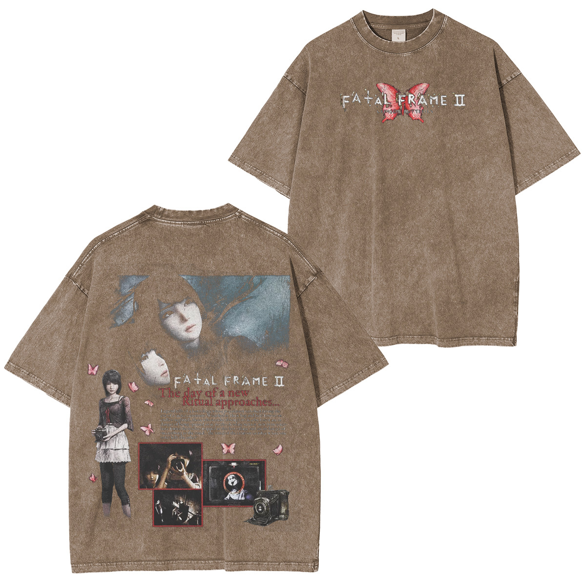 Fatal Frame II Vintages Washed T-shirt/Crewneck/Hoodie
